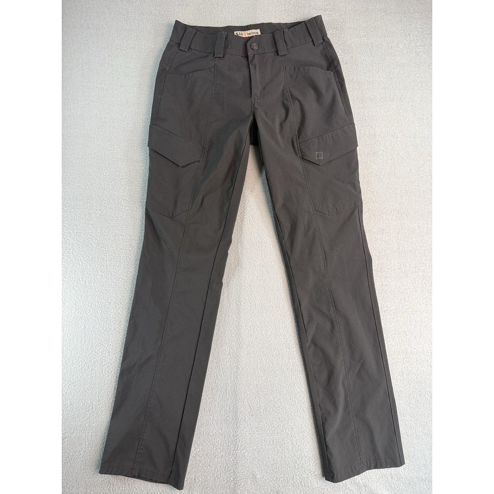 5.11 Tactical Pants Womens 2 Gray Cargo Twill Stretch Workwear Casual Outdoor